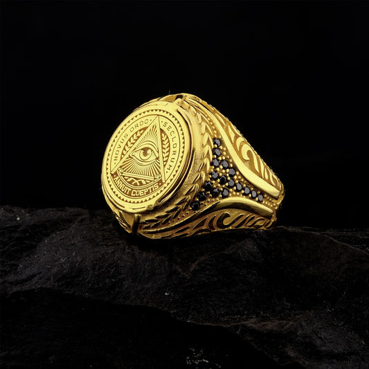 Illuminati Ring of Wealth - Gold