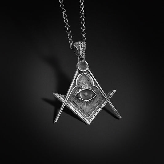 Sterling Silver Illuminati Talisman