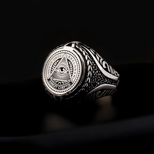 Illuminati Ring of Wealth - Silver