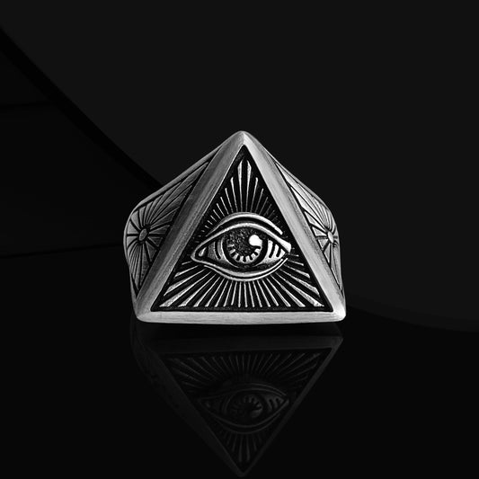 Eye of Providence Illuminati Ring