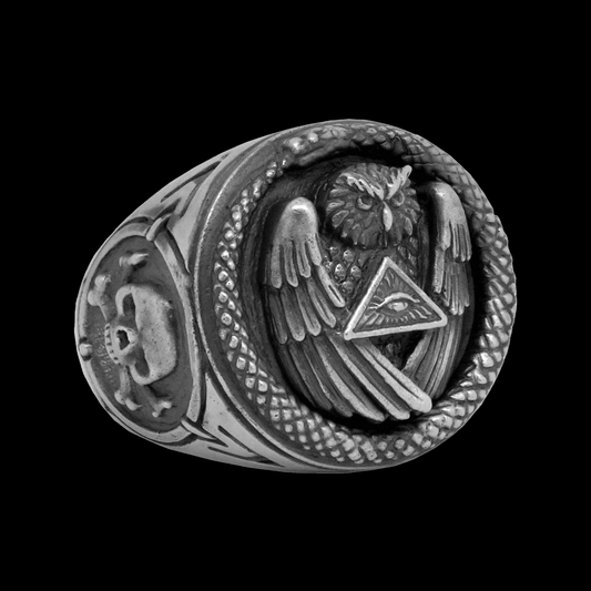Illuminati Ring of Power - Silver